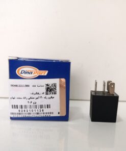 Alternative view of میکرو رله 40 آمپر مشکی 4 پایه رانا، سمند ، تیبا و پژو 206 دیناپارت